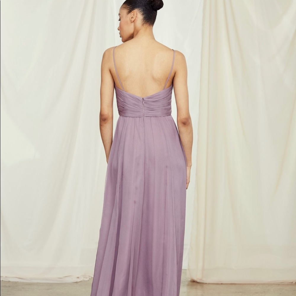 DONATED - Amsale evening dress in espresso brown - Picture 9 of 10